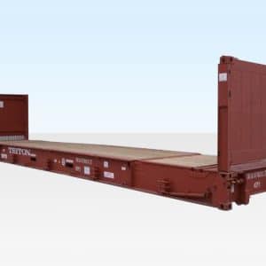 40ft used flat rack container