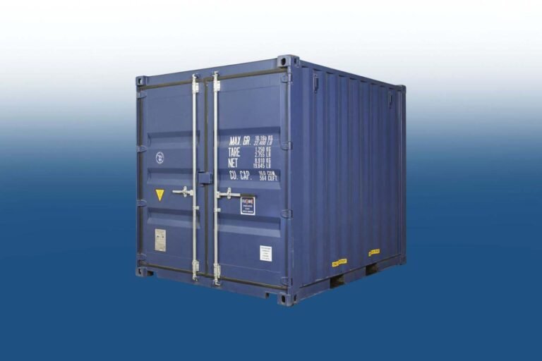 10ft Open Top Container with Steel Floor and Removable Roof