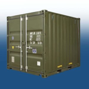10ft Standard Shipping Container – Bottle Green RAL 6007