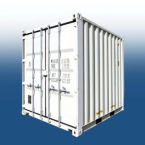 10ft High Cube Container – Pure White RAL 9010