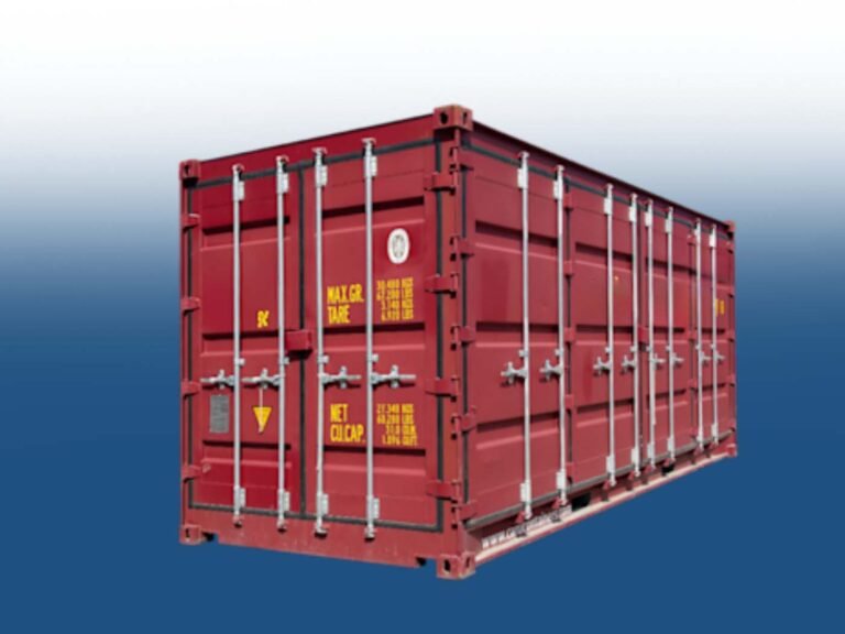 New 20ft High Cube Container with Open Side, Blue