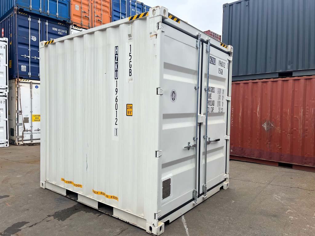 10ft High Cube Container – Pure White RAL 9010 - view 3