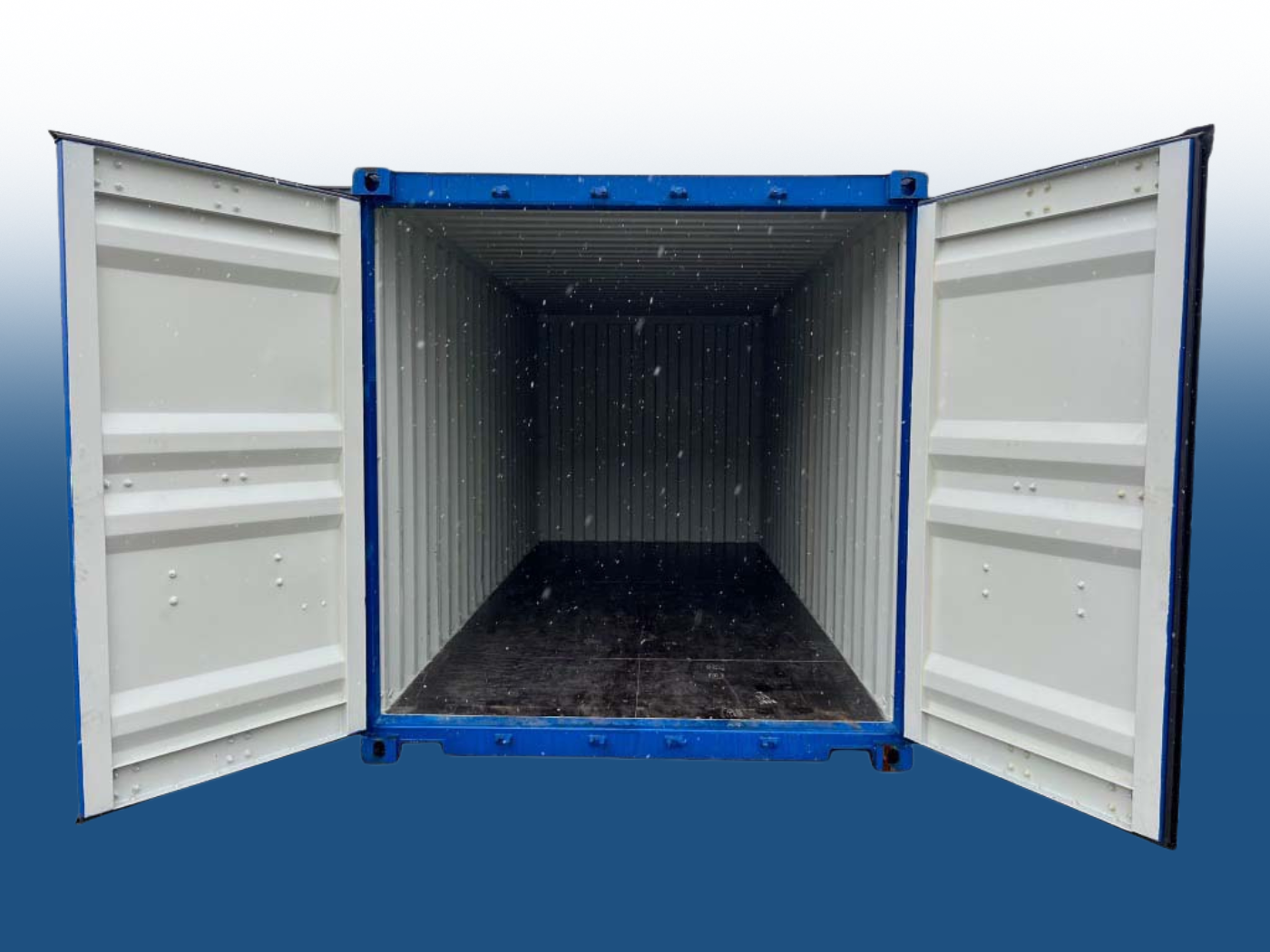 20ft Standard Container, Gentian Blue (RAL 5010) - view 6
