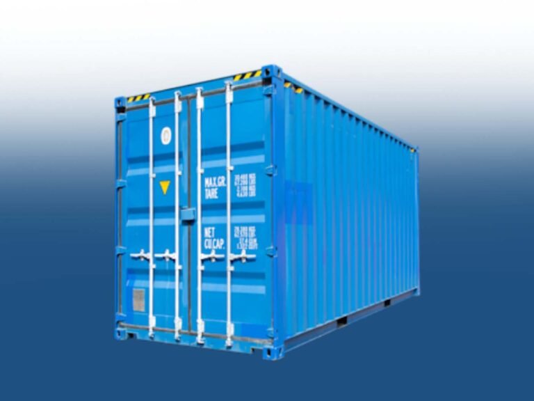20ft High Cube Shipping Container, Cobalt Blue