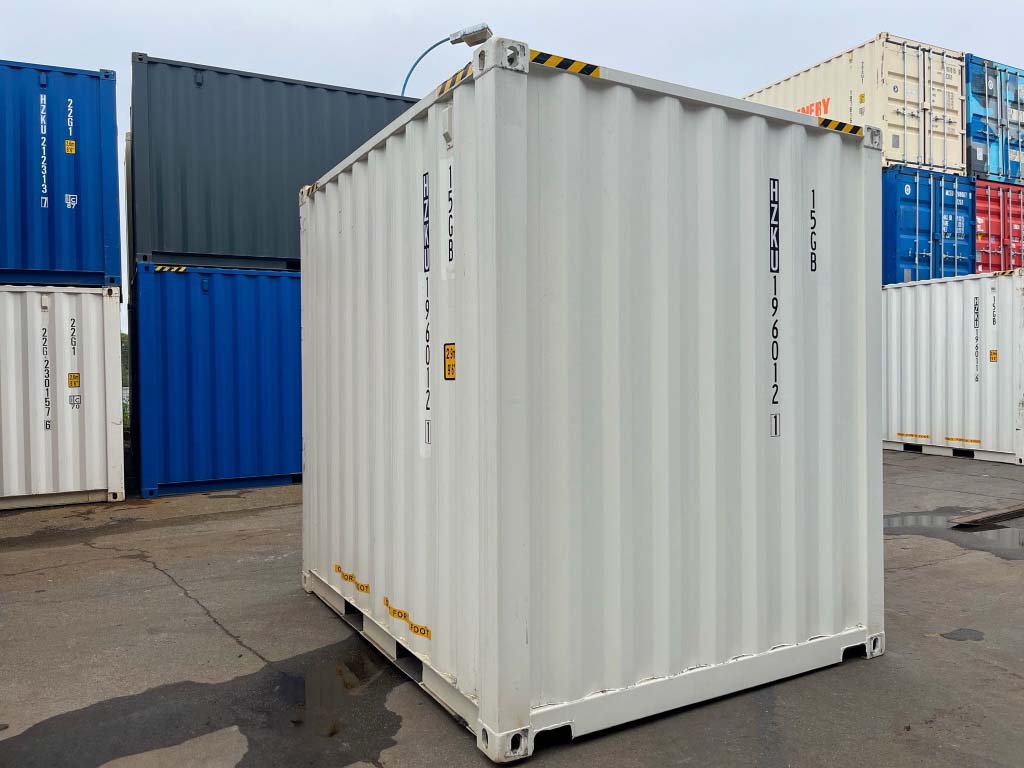 10ft High Cube Container – Pure White RAL 9010 - view 5