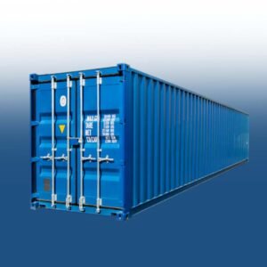 40ft High Cube Shipping Container, One-Trip, Blue