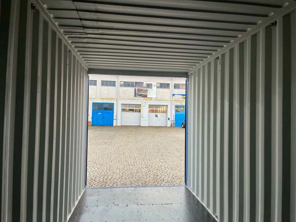20ft High Cube Shipping Container, Cobalt Blue - view 5