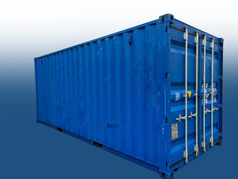 20ft Standard Container, Gentian Blue (RAL 5010)