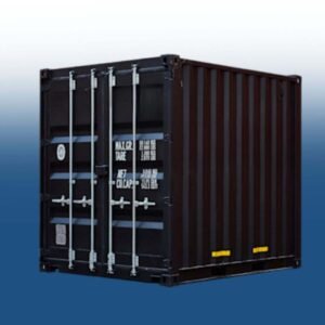 10ft High Cube Shipping Container – Dark Grey RAL 7016